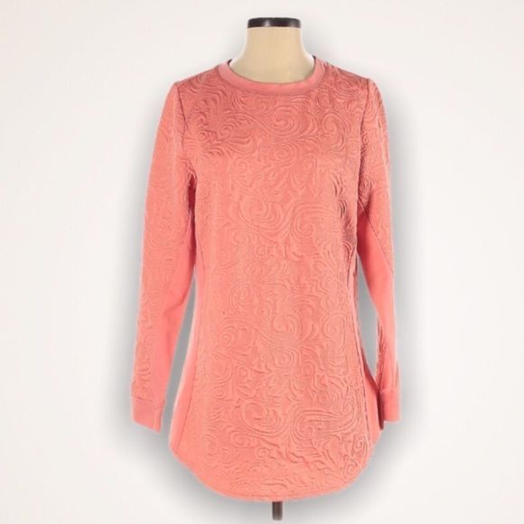 ⭐️ HP ISAAC MIZRAHI LIVE! Scroll Jacquard Knit Pullover - Picture 2 of 9